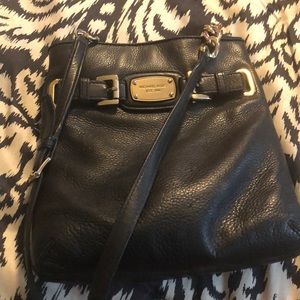 Michael Kors Black leather satchel